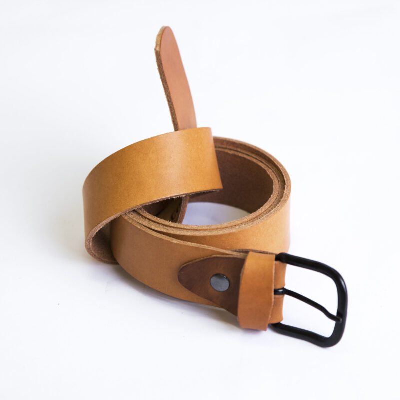 Cintura in pelle naturale