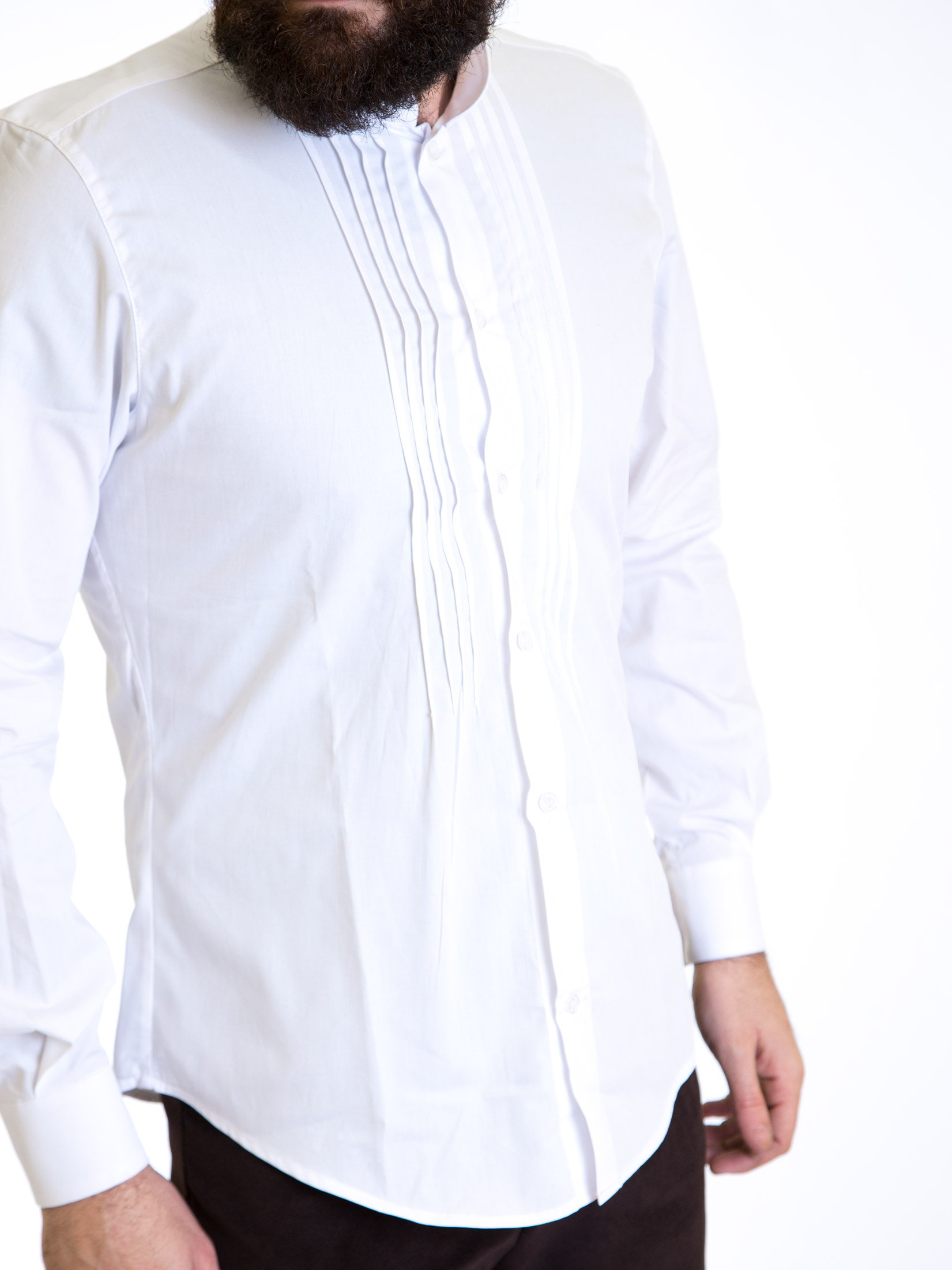 Camicia sarda con pieghe piccole - immagine 2