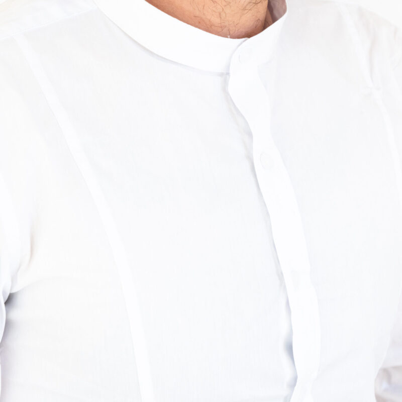 Camicia uomo colletto a tzughitu bianca