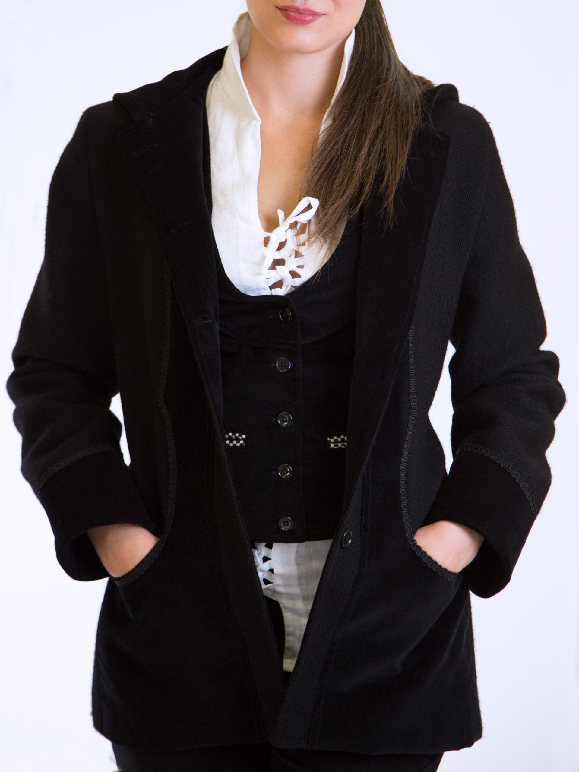 Cappotto Gabbanedda da donna in orbace