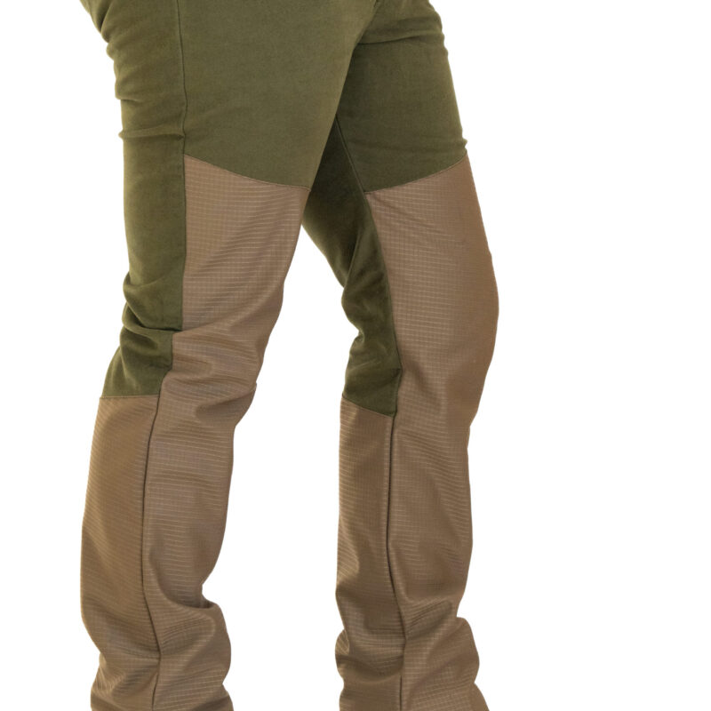 Pantalone da caccia in fustagno incerato
