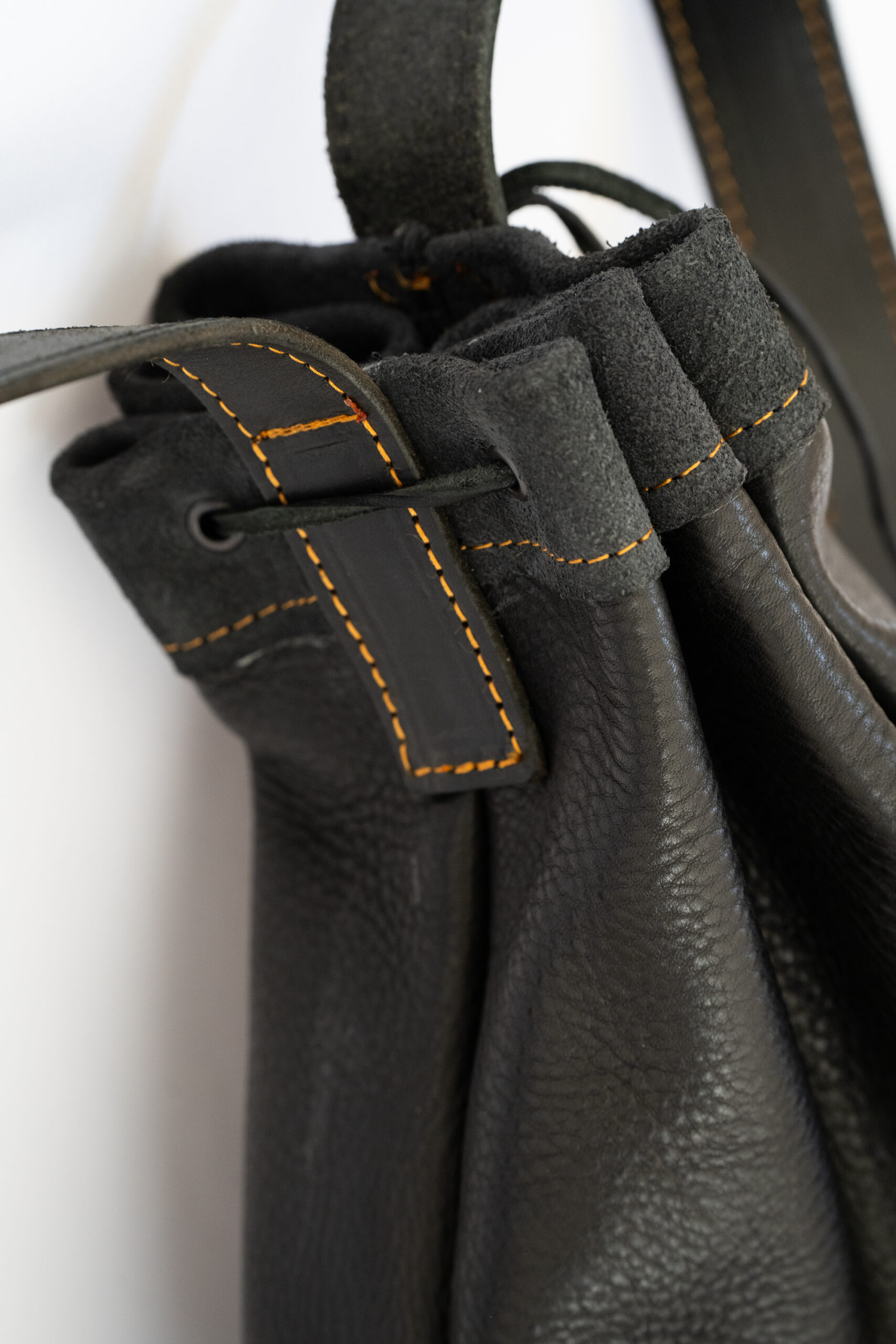 Zaino sardo taschedda tradizionale nero - immagine 2