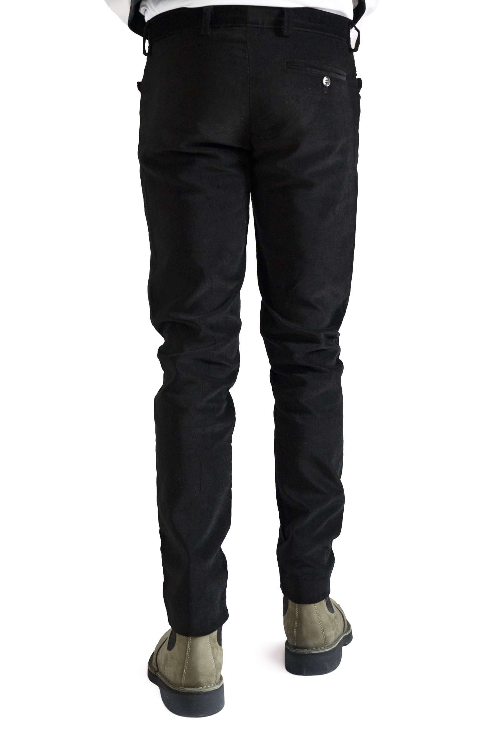 Pantalone velluto liscio Visconti elasticizzato